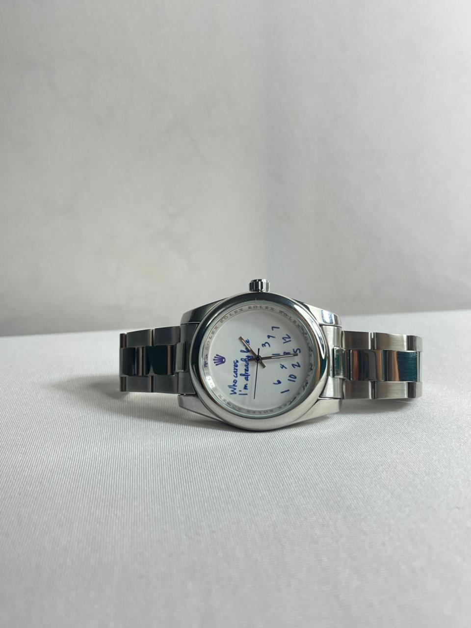 Rolex who cares i`m already late