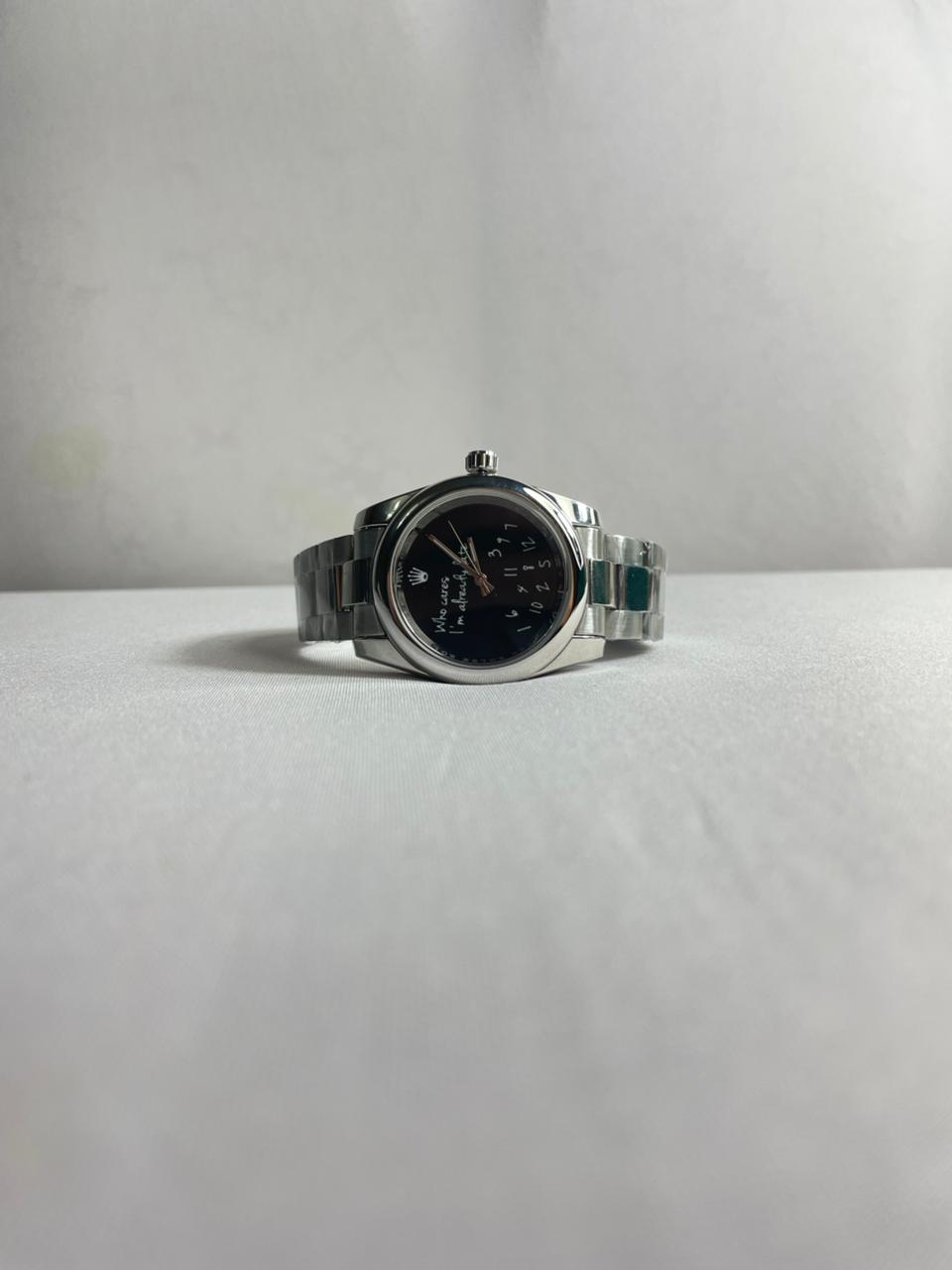 Rolex who cares i`m already late