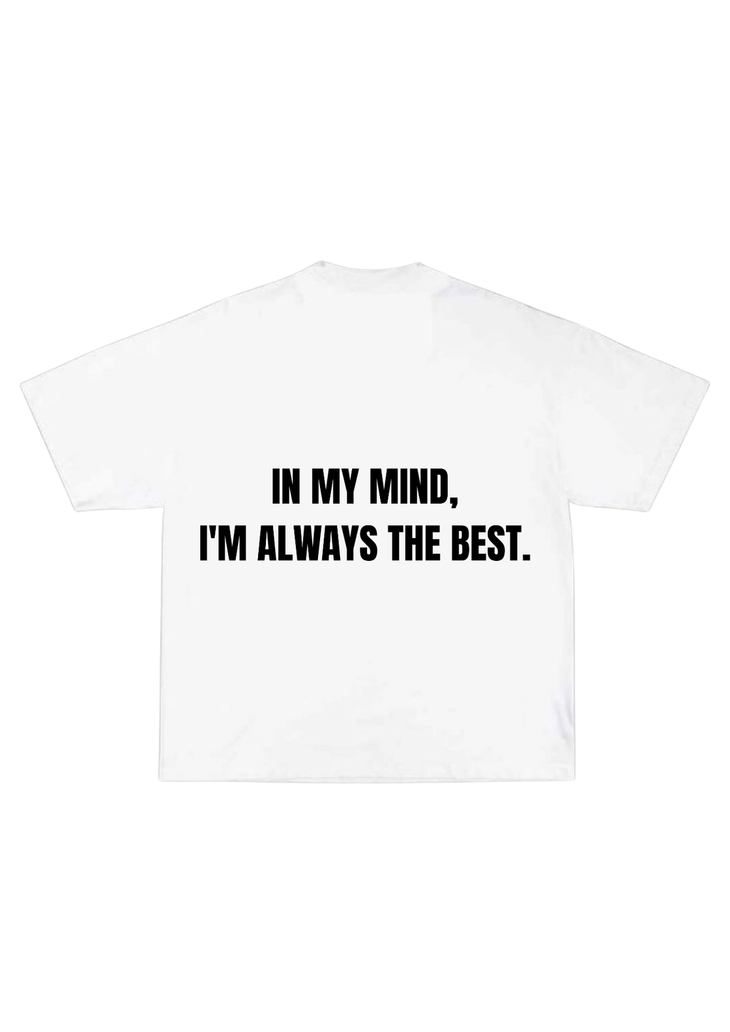 T-SHIRT CRISTIANO RONALDO IN MY MIND I AM ALWAYS THE BEST
